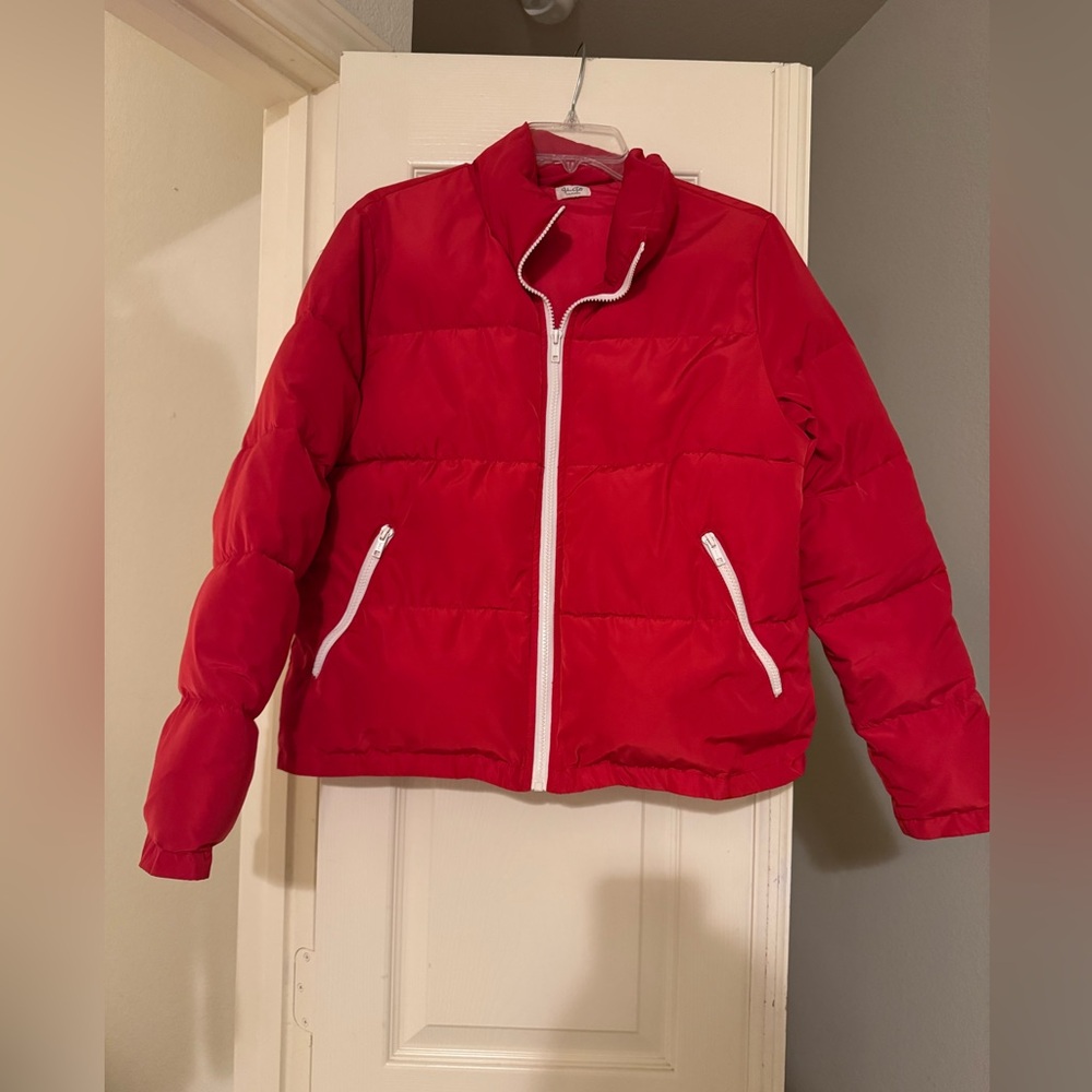 Brandy Melville Vibrant Red Jacket